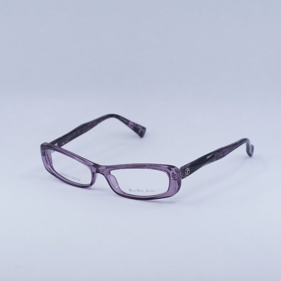 🕶️ New Giorgio Armani GA 647 NPB Eyeglasses - Transparent Dark Violet Frame - Picture 1 of 10